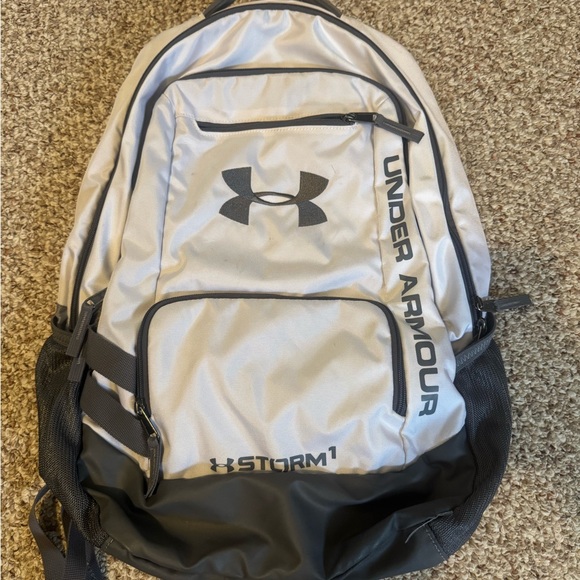Under Armour Other - Under Armour Silver and Black Backpack
